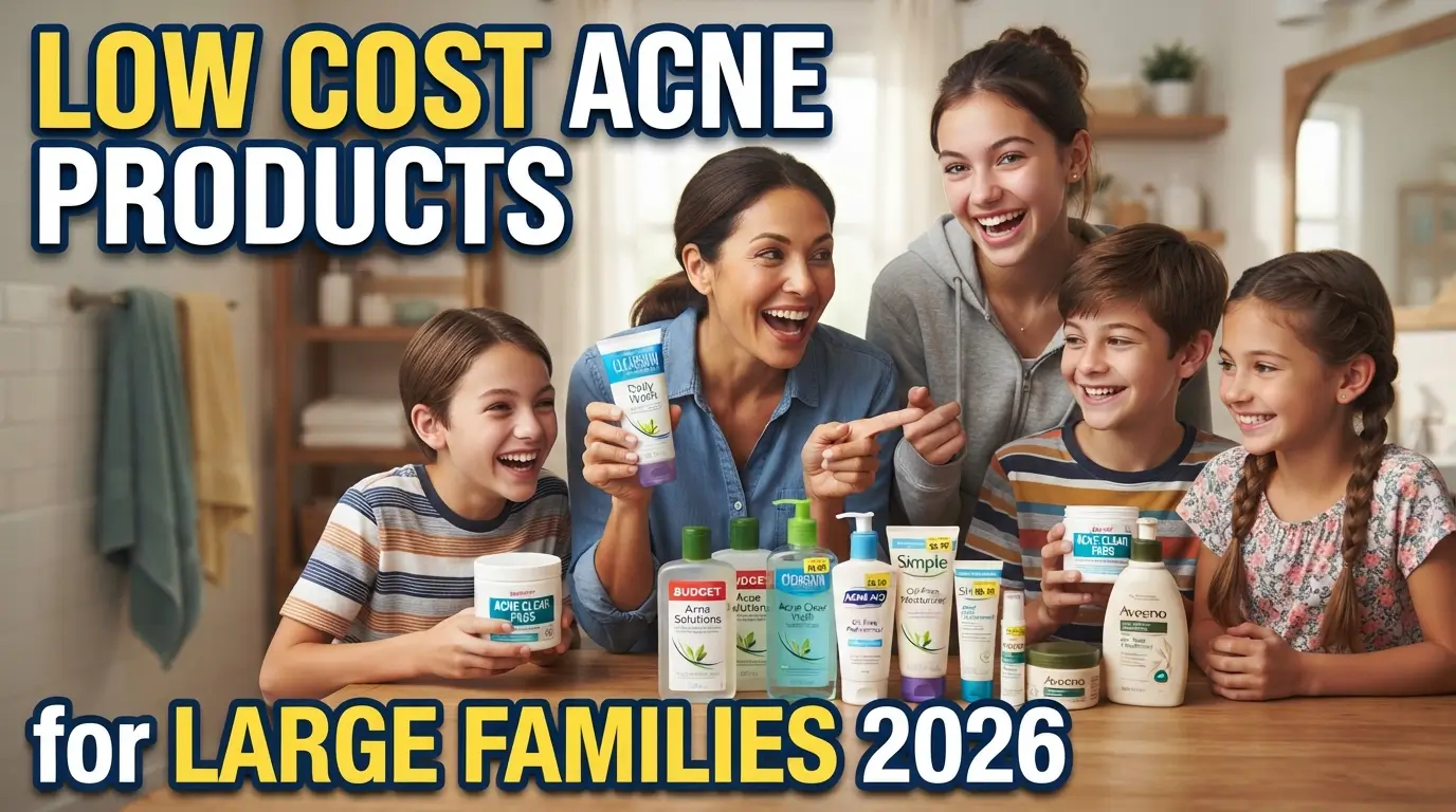 Low Cost Acne Products for Large Families 2026